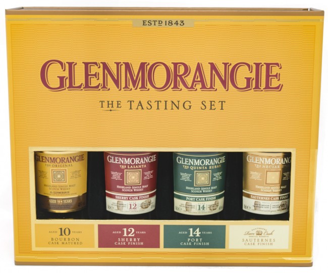 Glenmorangie Highland Single Malt Scotch Whisky - 100 ml, 4 pack